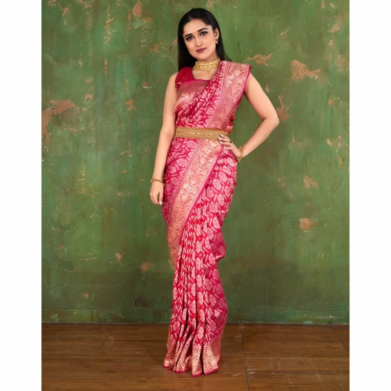 Padmashali Banarasi Katan Silk Saree