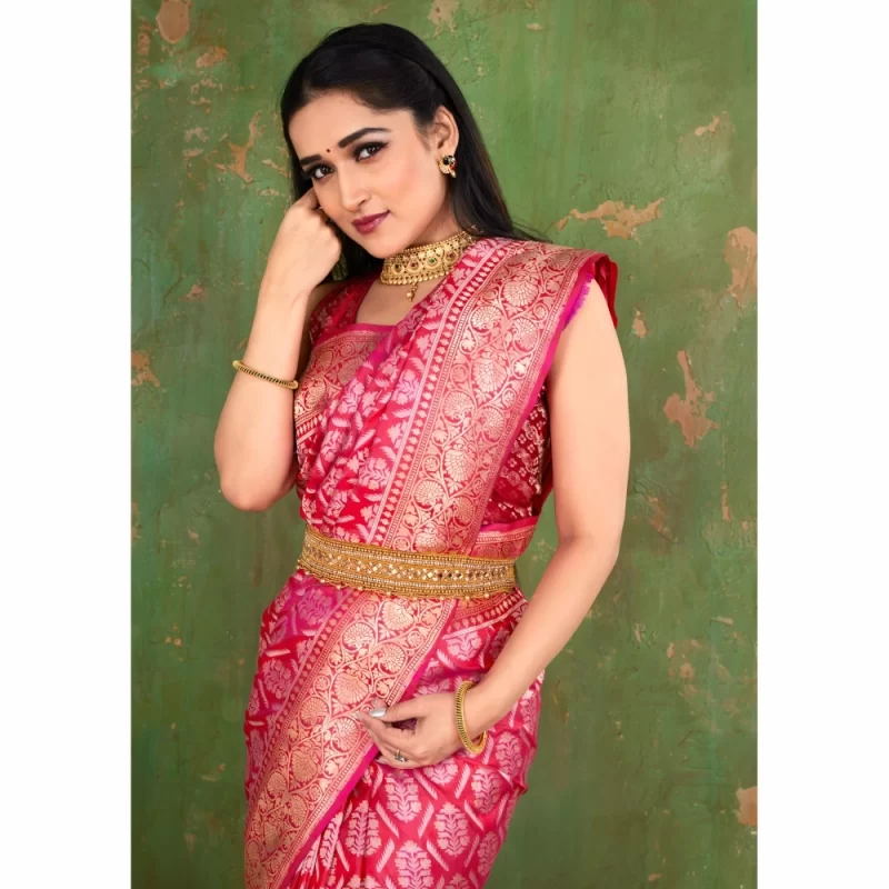 Padmashali Banarasi Katan Silk Saree