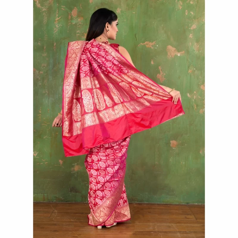 Padmashali Banarasi Katan Silk Saree