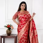 padmashali bridal Banarsi Silk Saree
