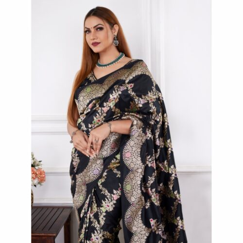 padmashali banarasi katan silk saree