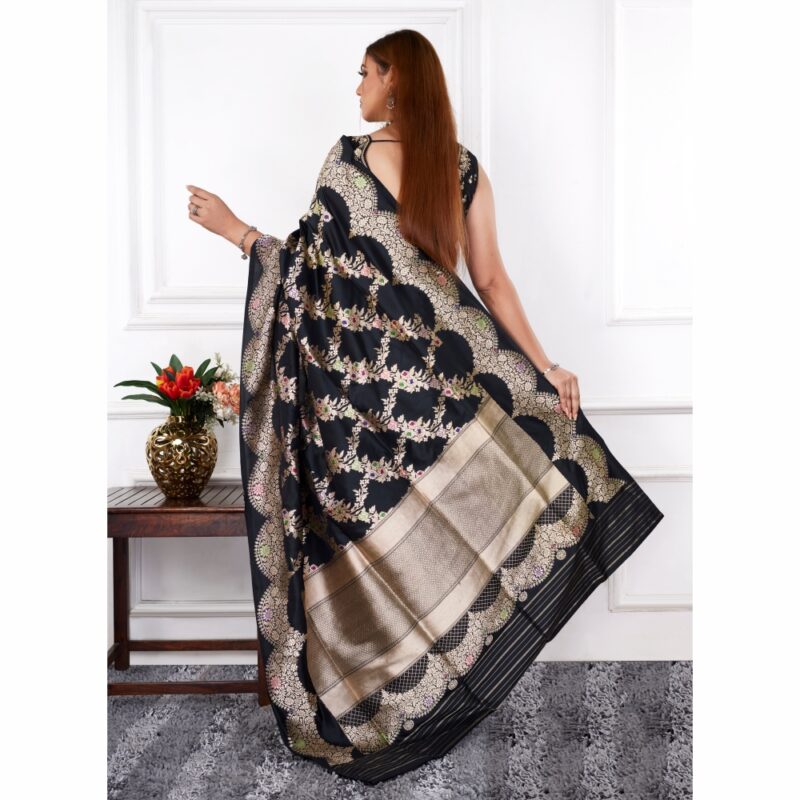 padmashali banarasi katan silk saree