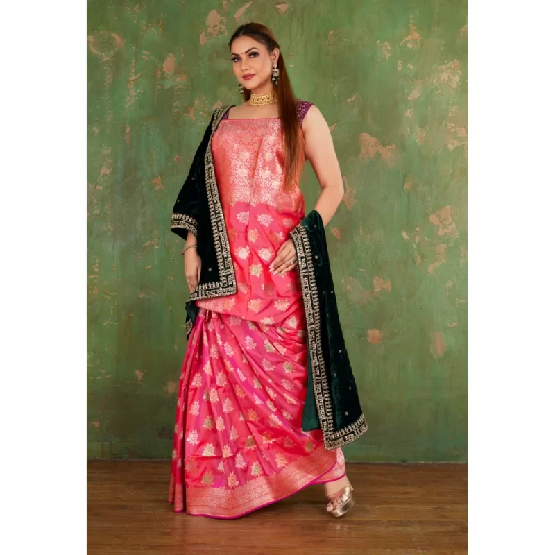 Padmashali Banarasi Katan Silk Saree