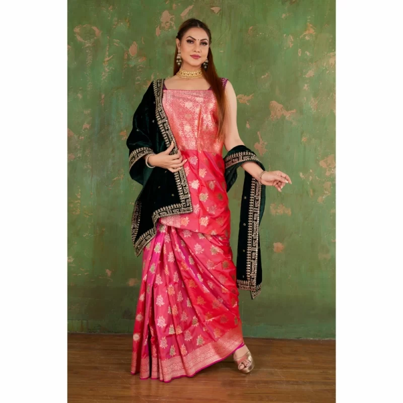 Padmashali Banarasi Katan Silk Saree