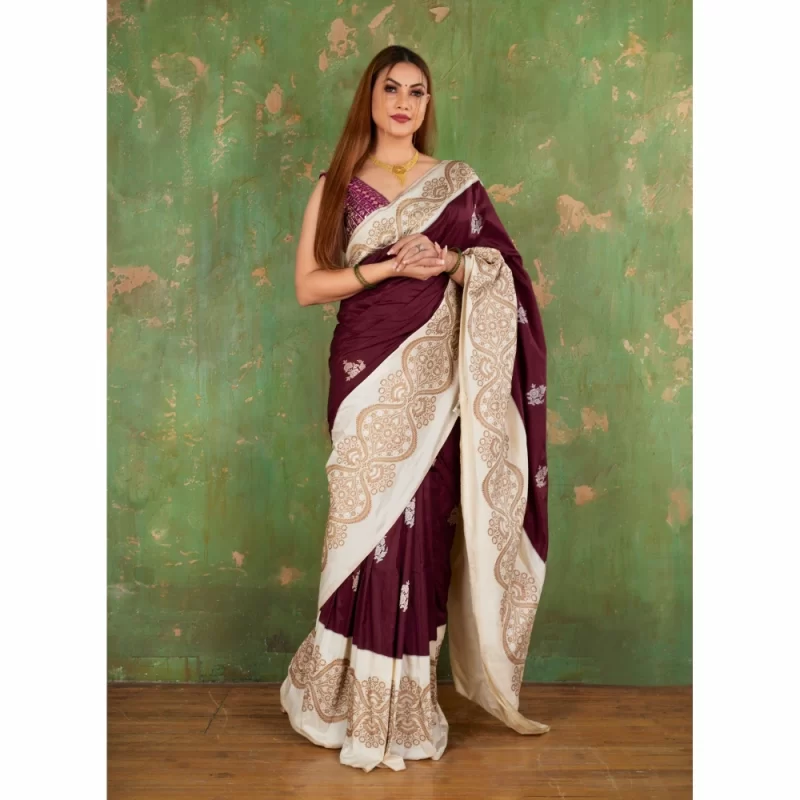 Padmashali Banarasi Katan Silk Saree