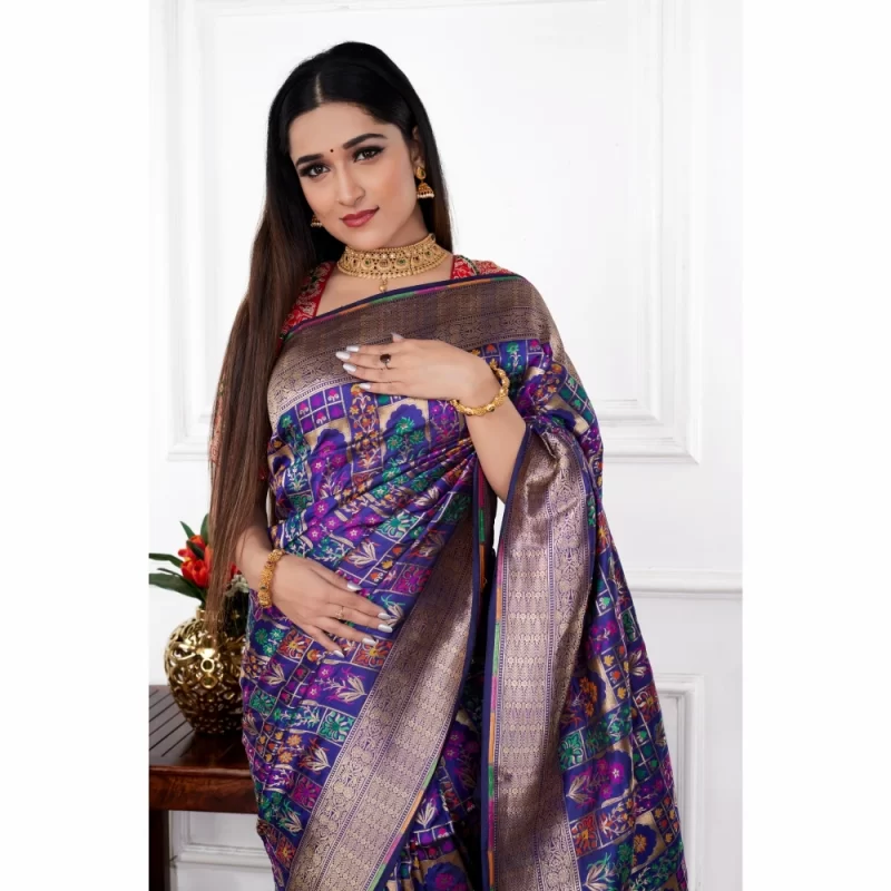 padmashali banarasi katan silk saree