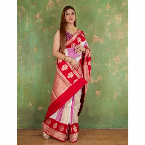 padmashali banarasi katan silk saree