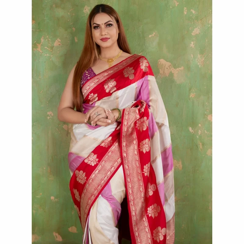 padmashali banarasi katan silk saree