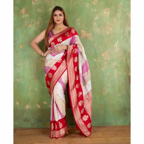 padmashali banarasi katan silk saree