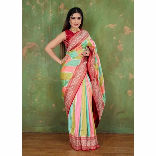 padmashali banarasi katan silk saree