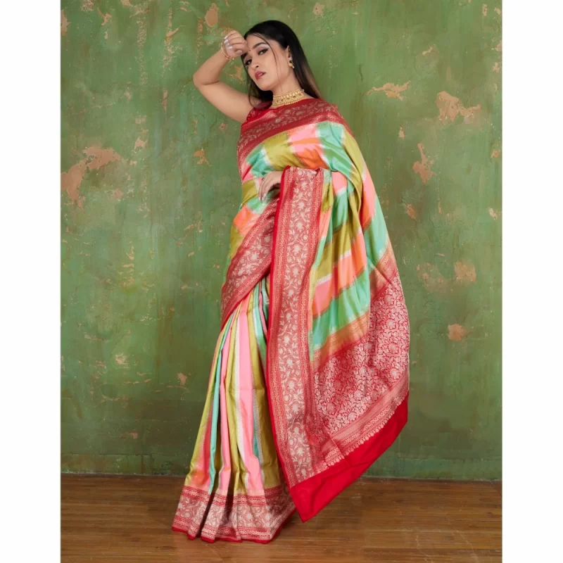 padmashali banarasi katan silk saree