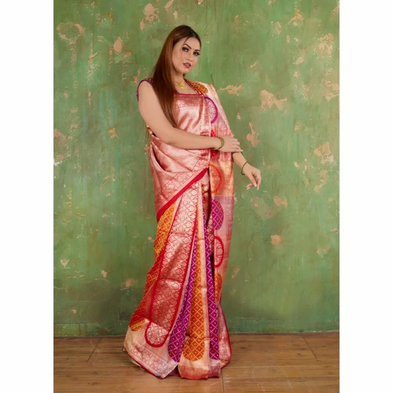 padmashali banarasi katan silk saree