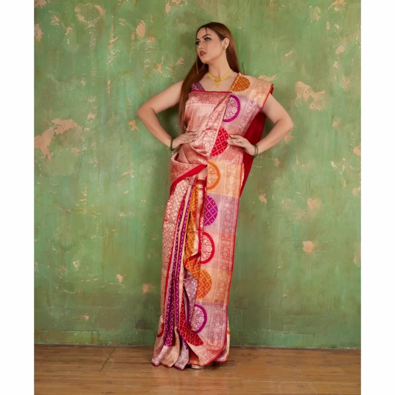 padmashali banarasi katan silk saree