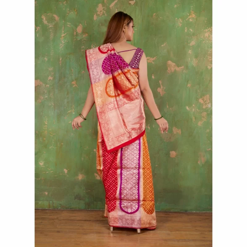 padmashali banarasi katan silk saree