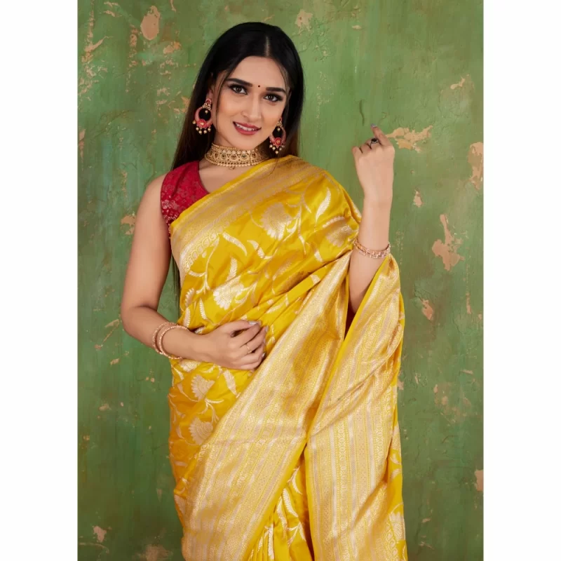 padmashali banarasi katan silk saree