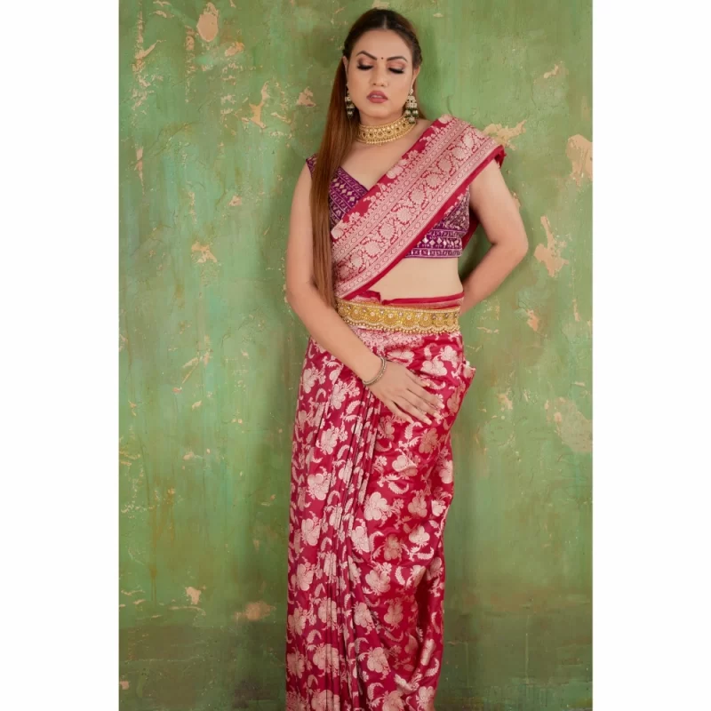 Padmashali Banarasi Katan Silk Saree