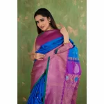 Padmashali Butti Gadwal Silk Saree