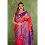 Padmashali Butti Gadwal Silk Saree