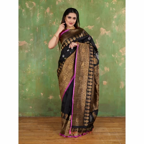 Padmashali Designer Gadwal Silk Saree