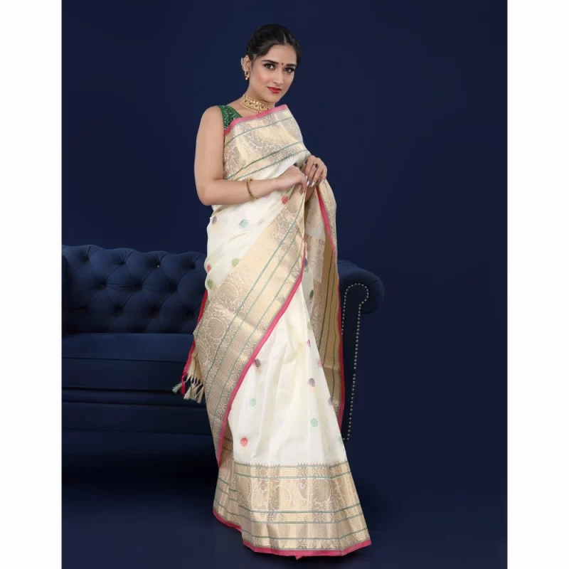 Padmashali Designer Gadwal Saree
