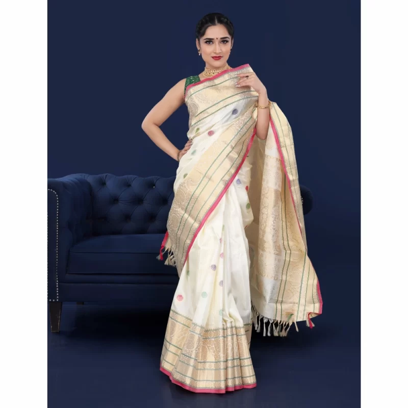 Padmashali Designer Gadwal Saree