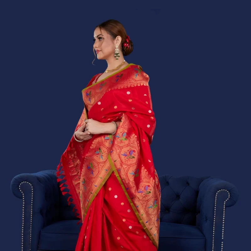 Padmashali Traditional Gadwal saree