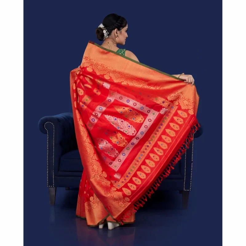 Padmashali Traditional Gadwal saree