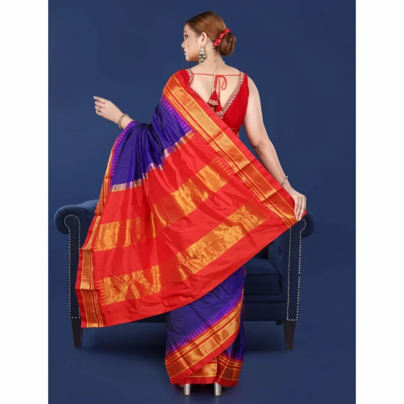 Padmashali Irkal Silk Saree