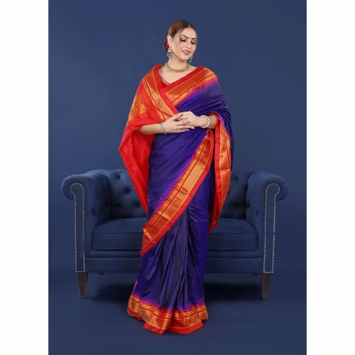 Padmashali Irkal Silk Saree