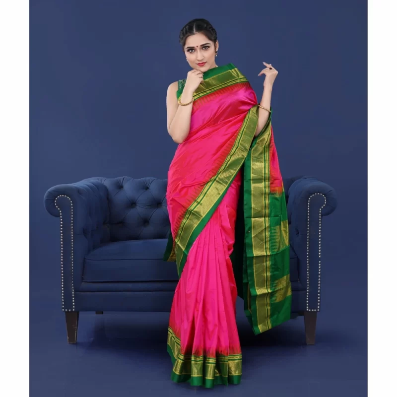 Padmashali Irkal Silk Saree