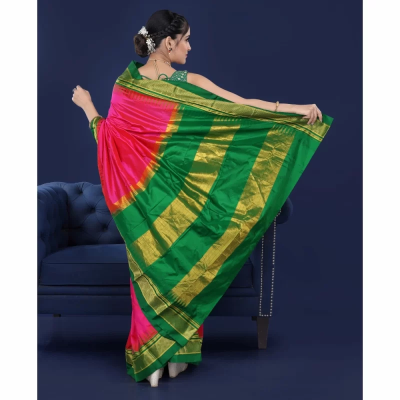 Padmashali Irkal Silk Saree
