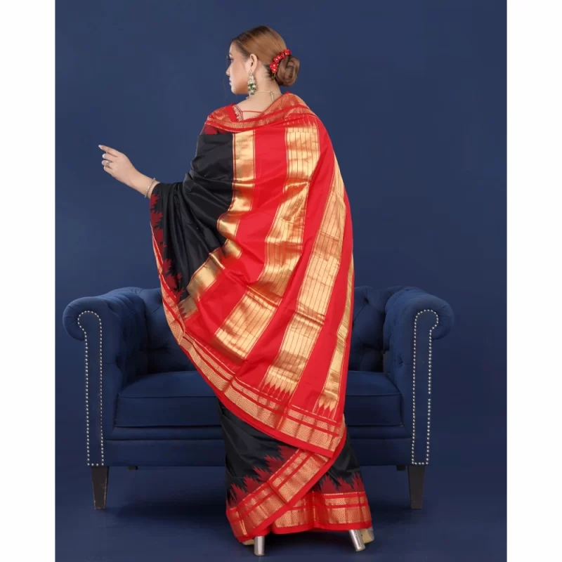 Padmashali Irkal Silk Saree