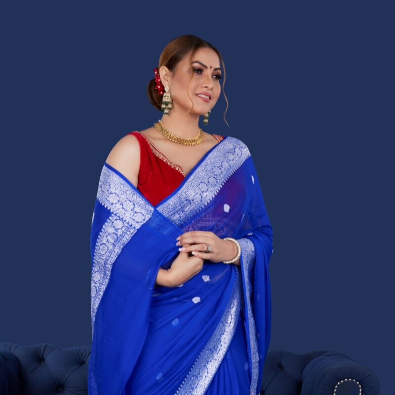 Padmashali KHADDI CHIFFON GEORGETTE