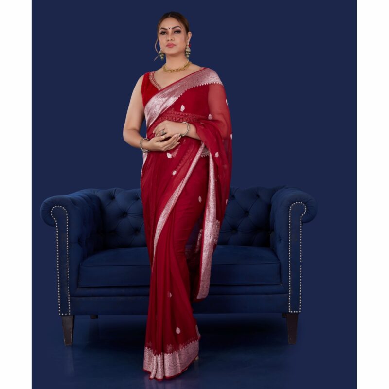 Padmashali KHADDI CHIFFON GEORGETTE