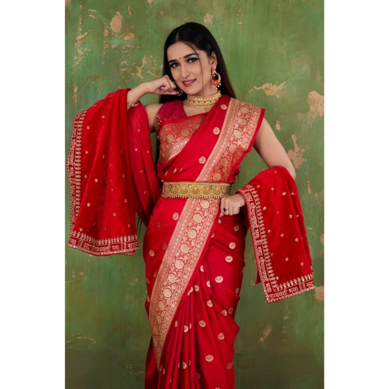 padmashali katan silk saree