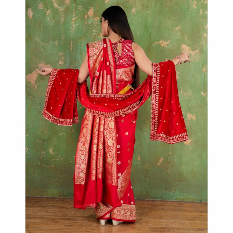 padmashali katan silk saree