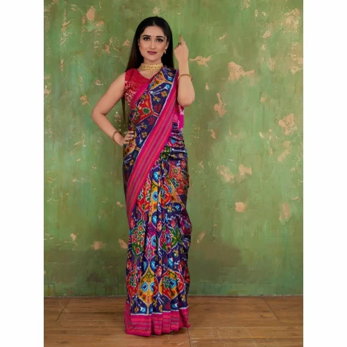 padmashali printed patola saree