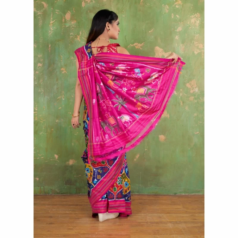 padmashali printed patola saree