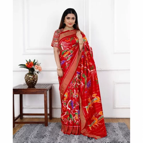 padmashali Designer Patola saree