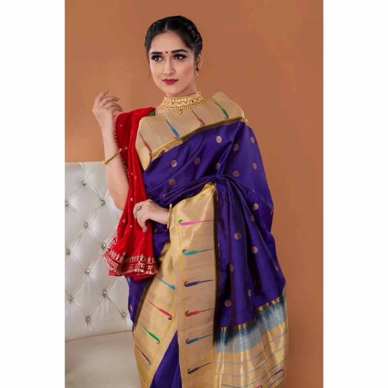 Padmashali Designer Muniya Paithani