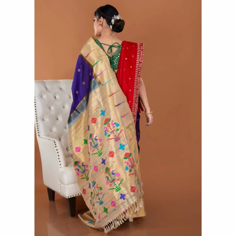 Padmashali Designer Muniya Paithani