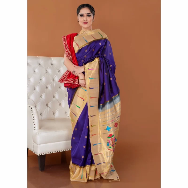 Padmashali Designer Muniya Paithani