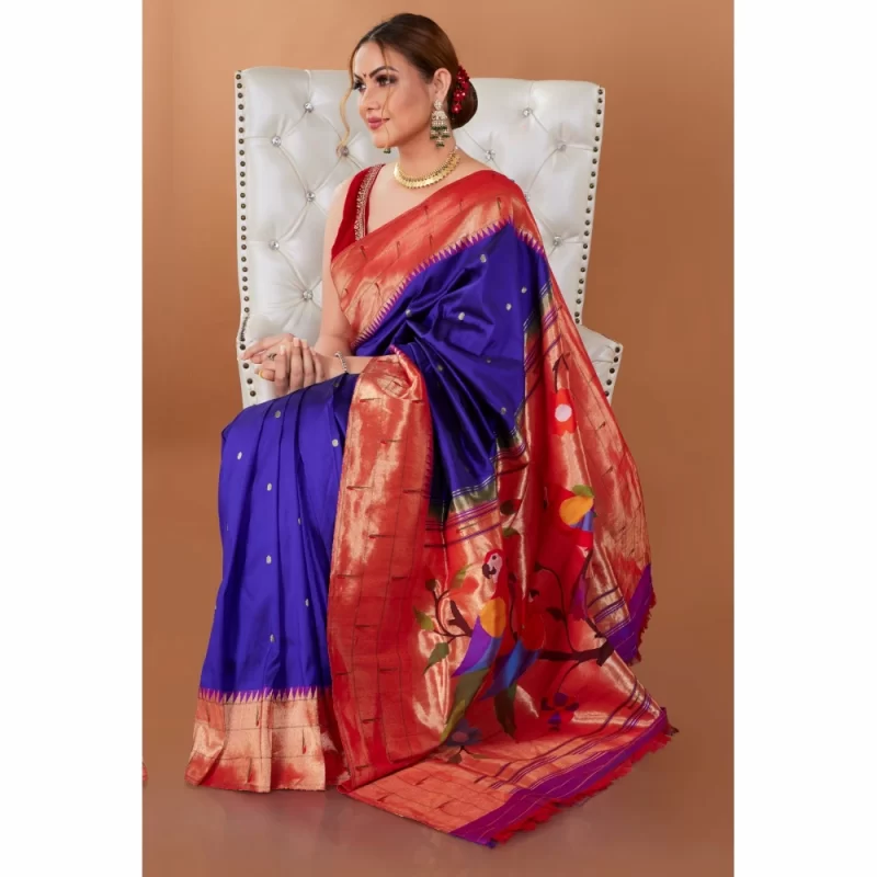 Padmashali Triple Miniya Paithani