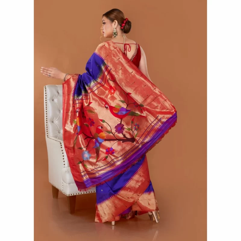 Padmashali Triple Miniya Paithani