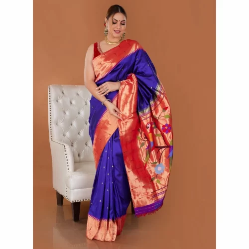 Padmashali Triple Miniya Paithani