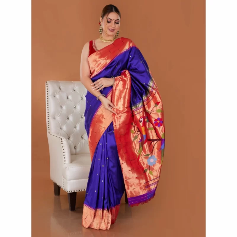 Padmashali Triple Miniya Paithani