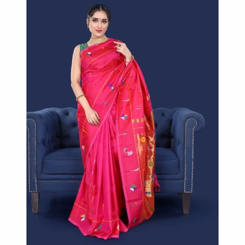 Padmashali Signature Muniya Paithani