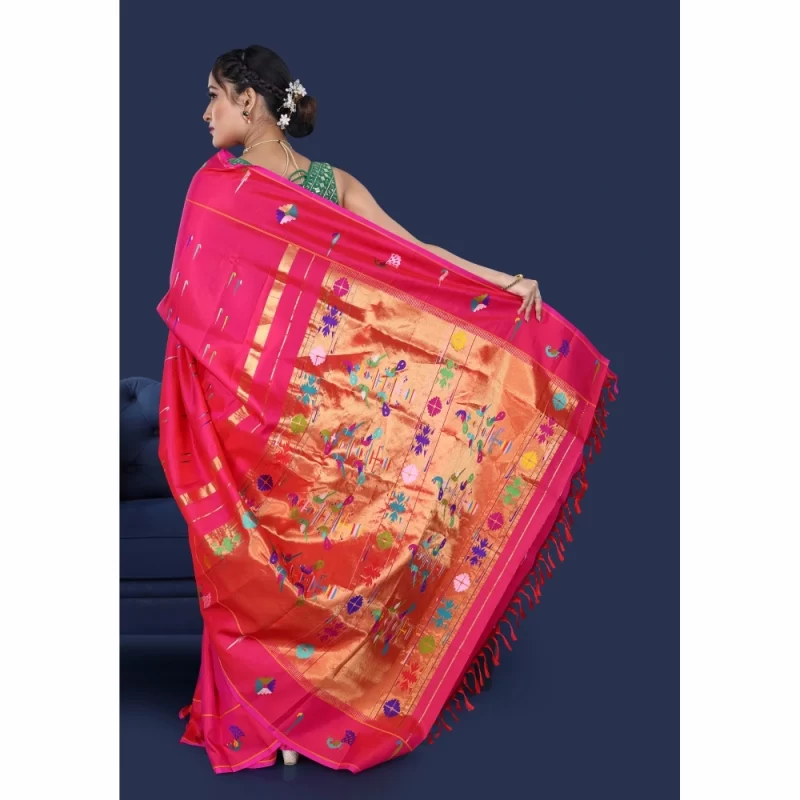 Padmashali Signature Muniya Paithani