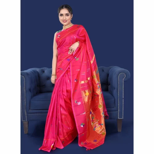 Padmashali Signature Muniya Paithani