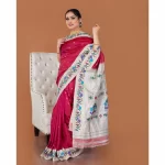 Padmashali Turning Silver Paithani